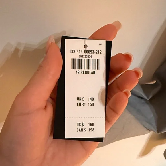 Men's Abercrombie A&F Collins Classic Blazer (Gray) - Picture 9 of 10